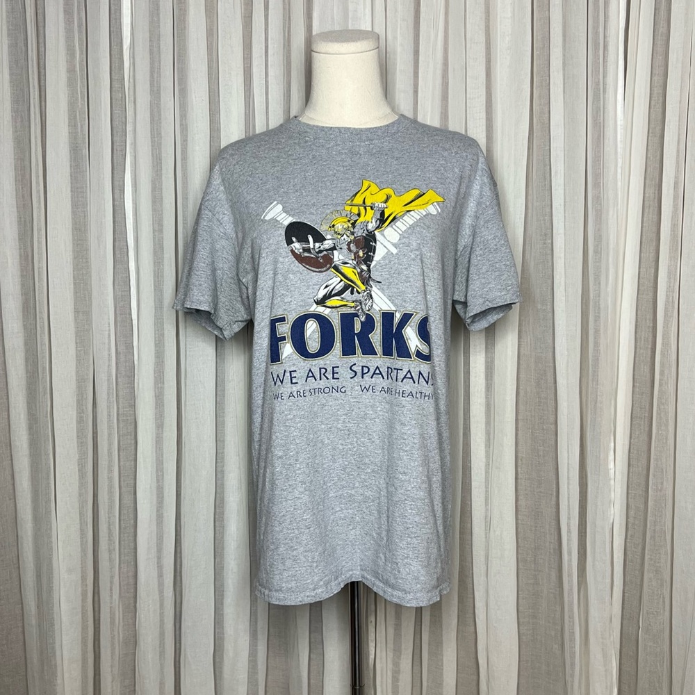 Y2K Twilight Forks Spartans Tee Shirt - Picture 2 of 4